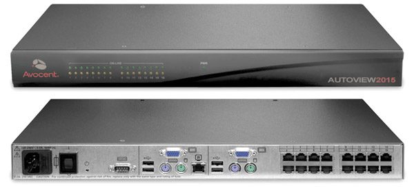 SWITCH KVM EMERSON AV2015 16 PORTAS 2 USERS